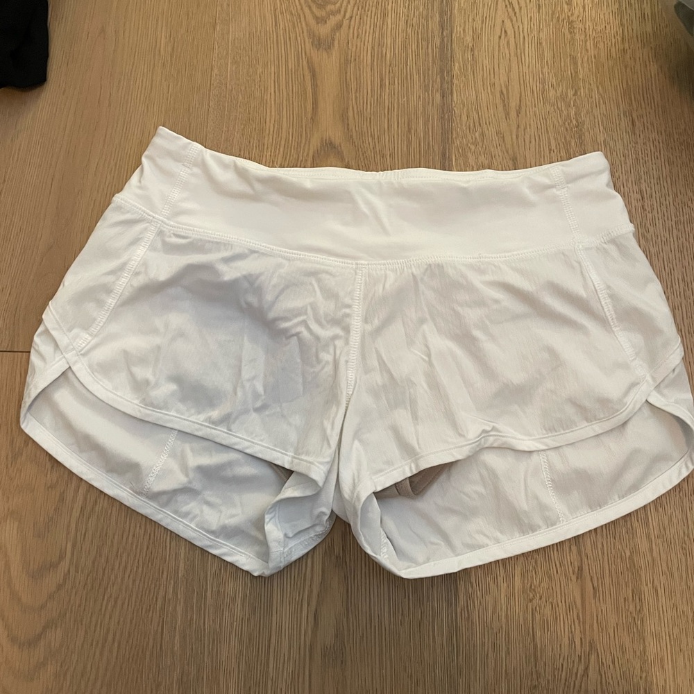 White Lululemon Shorts